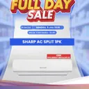 Promo Hemat AC Split 1 PK Sharp di Transmart Sale