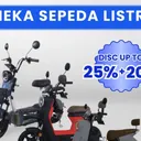 Transmart Full Day Sale Tawarkan Diskon Besar Sepeda Listrik