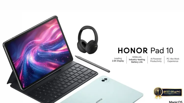 Honor Pad 10 Diluncurkan: Dibekali Chipset Snapdragon 7 Gen 3