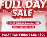 Diskon Besar Kulkas Polytron di Transmart Full Day Sale