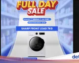 Sharp 7kg Front Load Washer Discount at Transmart Sale