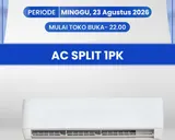 Diskon Menarik AC Split 1 PK di Transmart Hari Ini