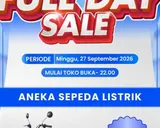 Promo Menarik Sepeda Listrik di Transmart Full Day Sale