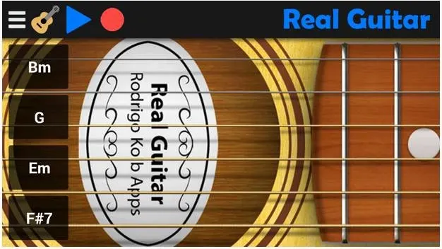 Aplikasi Bermain Alat Musik Gitar di Android Mirip Dengan Suara Asli