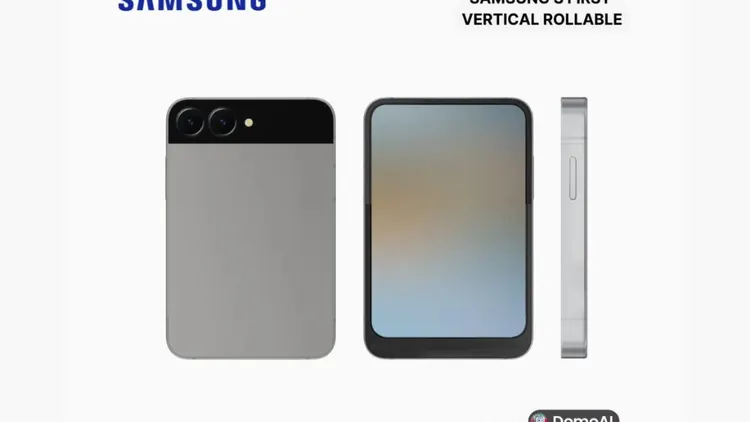 Inikah Desain HP Layar Gulung Samsung yang Ditunggu-tunggu?