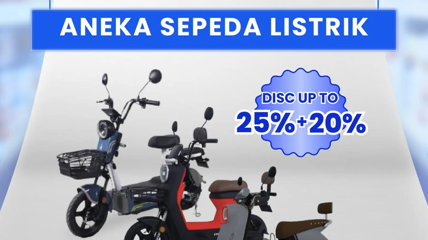 Transmart Full Day Sale Tawarkan Diskon Besar Sepeda Listrik