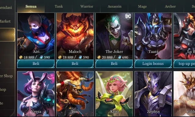 Tips Memilih Hero AoV