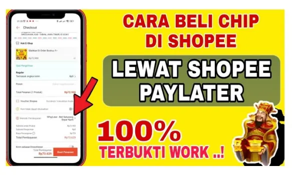 Cara Beli Chip Domino di Shopee Paylater Terbukti Berhasil