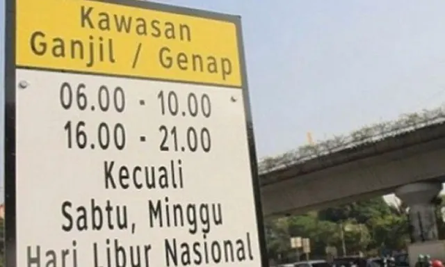 Ganjil Genap di Jakarta Dihentikan Sementara Hari Ini