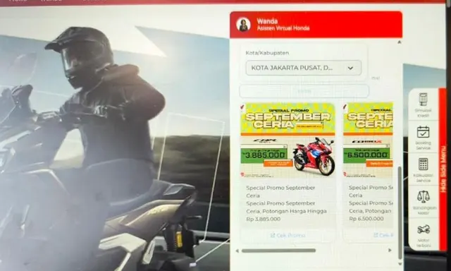 Wanda AI: Promo, Pembelian Motor Honda, Lokasi Servis, dan Tips Perawatan