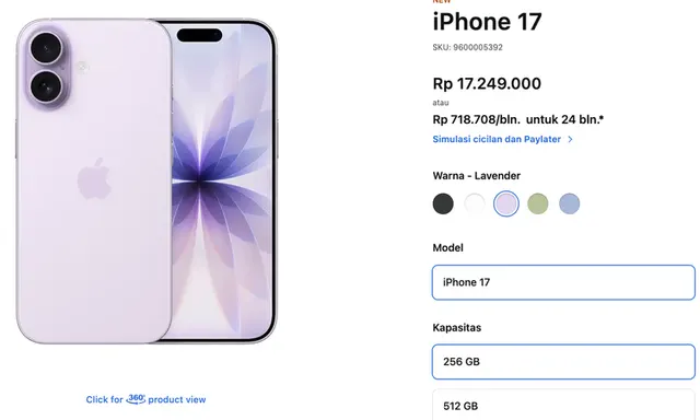 Pesan iPhone 17 dan iPhone Air Resmi Hari Ini di iBox