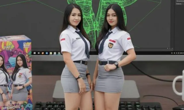 Prompt Gemini AI Wanita Berpose Anggun untuk Tahun Baru dan Natal