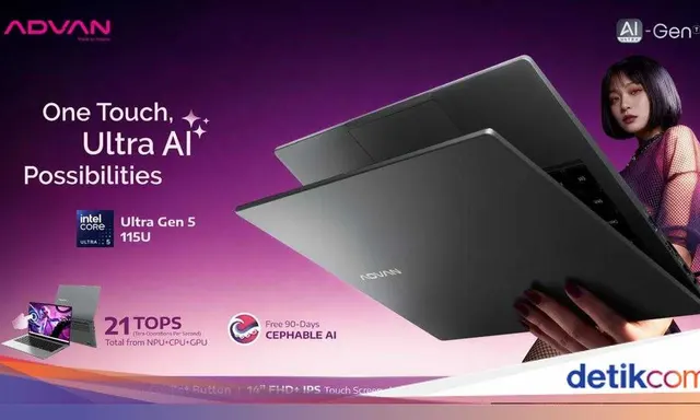 Advan Luncurkan Laptop Aigen Ultra untuk Kreatif dan Profesional Modern