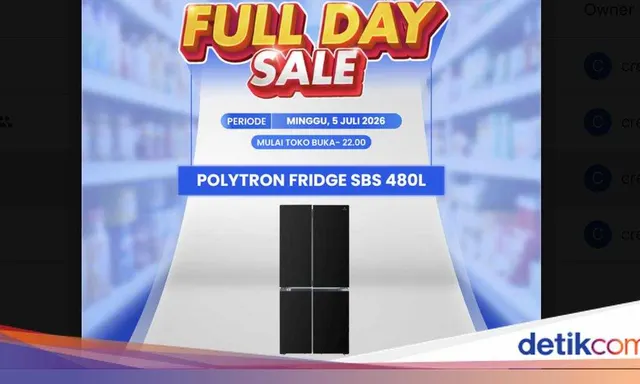 Big Discounts on Polytron 480L Refrigerator at Transmart Sale