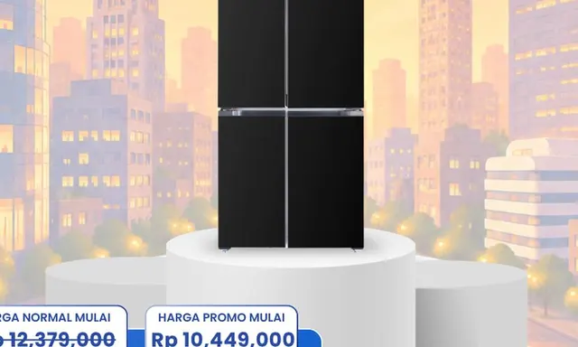 Diskon Menarik Kulkas Polytron di Transmart Full Day Sale