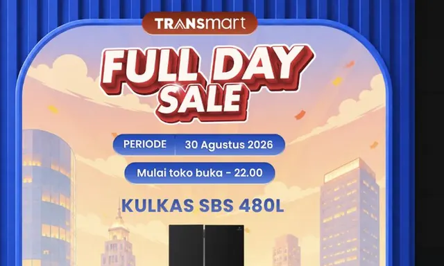 Diskon Menarik Kulkas Side by Side 480L di Transmart