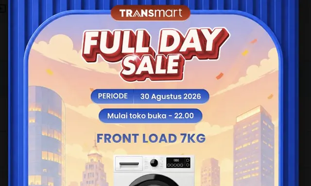 Diskon Menarik untuk Mesin Cuci di Transmart Full Day Sale