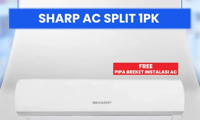 Hemat Jutaan Dengan AC Split 1 PK Sharp di Transmart