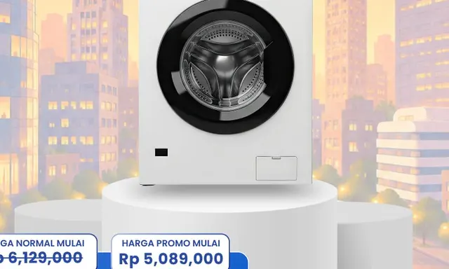 Mesin Cuci Front Load 7KG Diskon Besar di Transmart