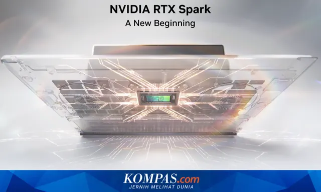 Nvidia RTX Spark Hadir sebagai Superchip untuk Laptop Windows Masa Depan
