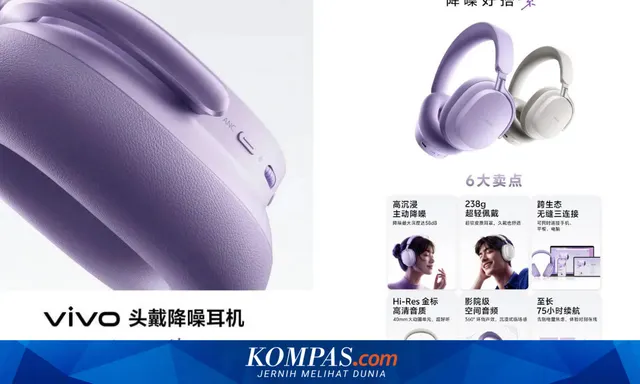 Vivo Luncurkan Headphone Nirkabel Pertama dengan Koneksi Multipoint Inovatif