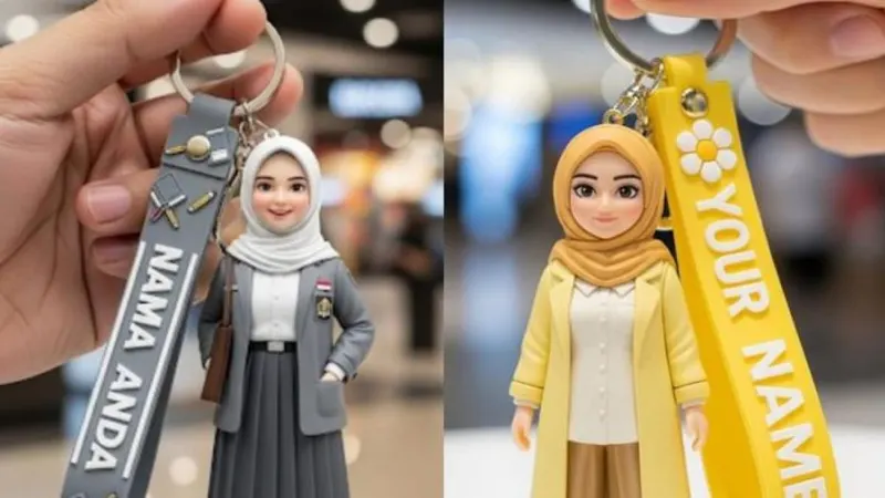 Prompt Ciptakan Foto Jadi Gantungan Kunci dengan Gemini AI dan ChatGPT, Menarik dan Keren