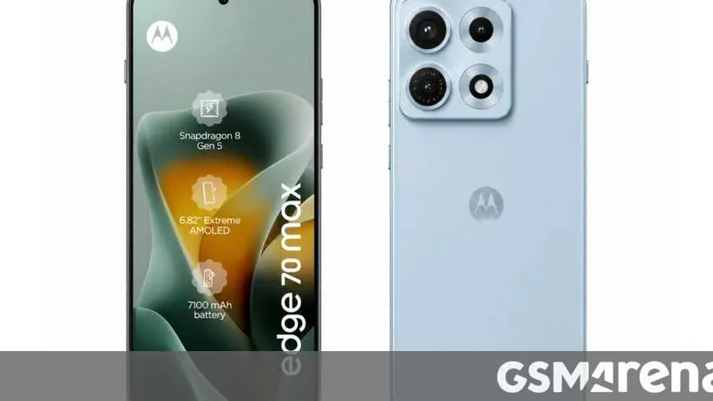 Motorola Edge 70 Max: Spesifikasi dan Fitur Utama Terungkap