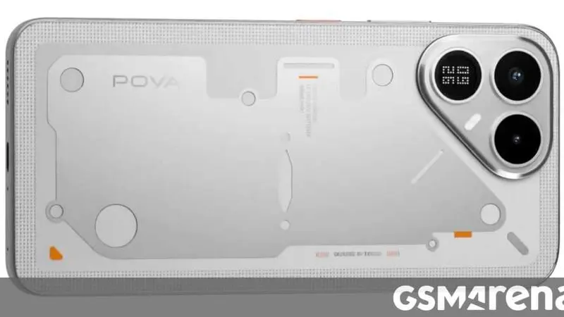 Tecno Pova 8 5G Meluncur di India dengan Baterai 8.000 mAh