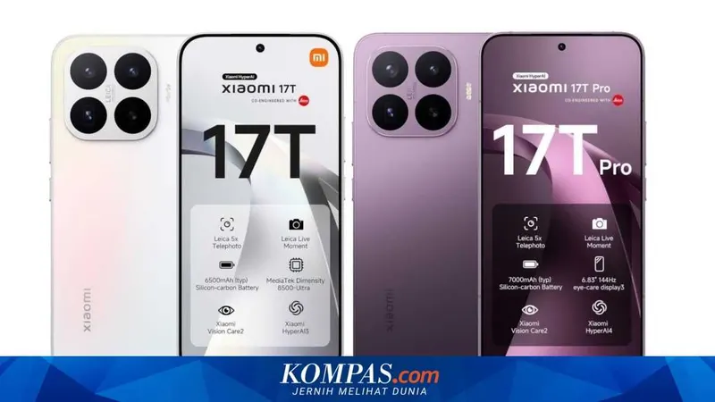Xiaomi 17T dan 17T Pro Resmi Meluncur, Inovasi Kamera Terbaru dari Xiaomi