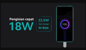 Dilengkapi dengan Fitur Pengisian Cepat Baterai