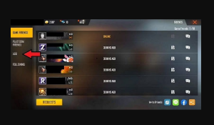 Cara untuk Menambahkan Teman di Free Fire