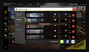 Cara untuk Menerima Pertemanan di Free Fire