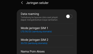 Mematikan Jaringan Seluler