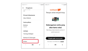 Cara Membuat Dua Akun Wattpad Pada Satu HP