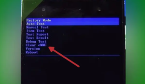 Reset Menggunakan Factory Mode